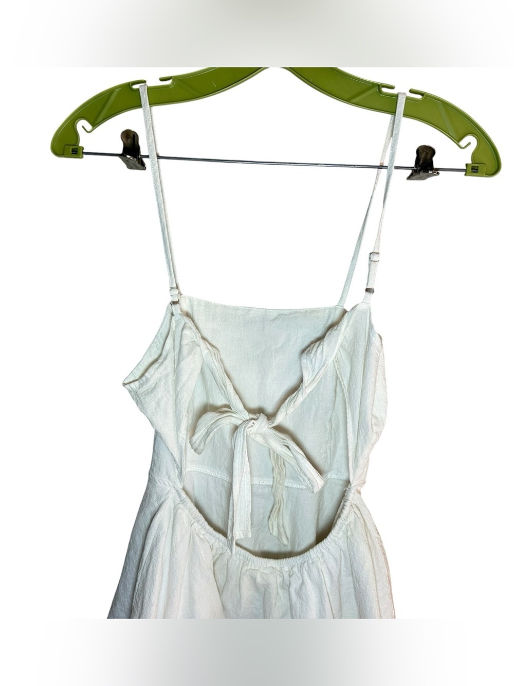 White tiered mini dress size XS - Picture 4 of 5